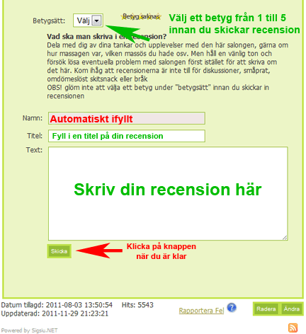 recension steg 2 Hur man recenserar steg 2